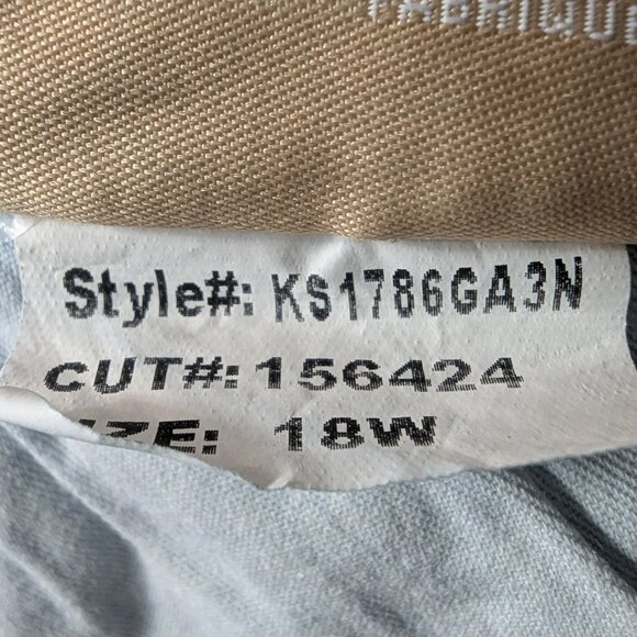 RARE PLUS KUT from Kloth Jane High Rise Short, Plus sZ 18 W Blue - Picture 15 of 15